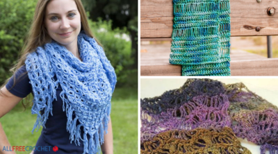 17 Broomstick Lace Crochet Shawls, Scarves, and More 17 Broomstick Lace Crochet Shawls, Scarves, and More