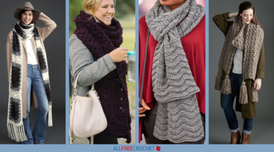 9 Best Super Scarf Crochet Patterns 9 Best Super Scarf Crochet Patterns
