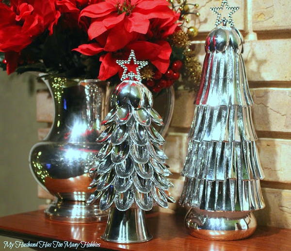 Plastic Spoon Christmas Trees Plastic Spoon Christmas Trees