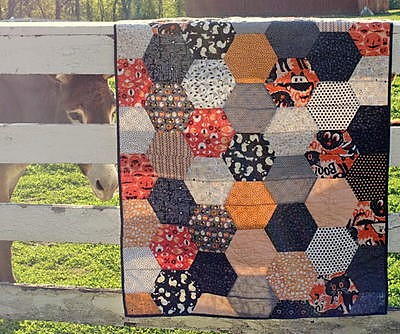 Halloween Hexagon Quilt Halloween Hexagon Quilt