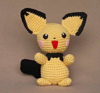 Pokemon Pichu Plush Crochet Pattern FaveCrafts.com