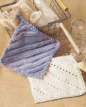 Download Simple Dishcloths Knitting Pattern | FaveCrafts.com