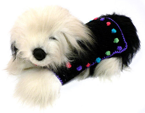 Bobble Dog Coat Crochet Pattern from Caron Yarn FaveCrafts.com