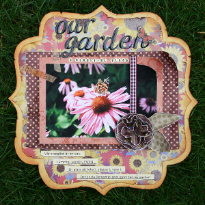 Our Garden Scrapbook Layout | FaveCrafts.com