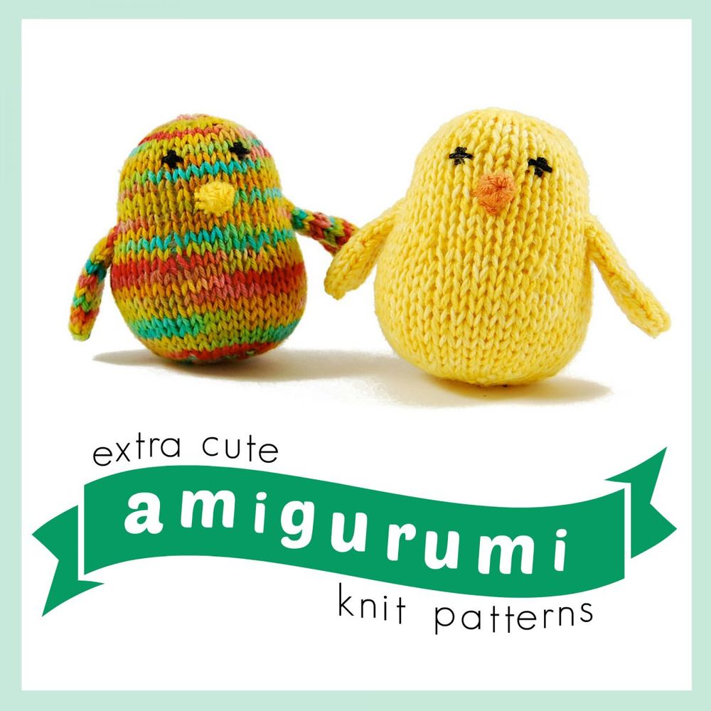 16 Extra Cute Amigurumi Knit Patterns