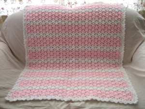 Pink and White Dreams Afghan | FaveCrafts.com