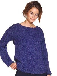 Simple Knit Sweater | AllFreeKnitting.com