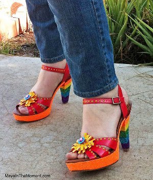 rainbow sandals judy garland