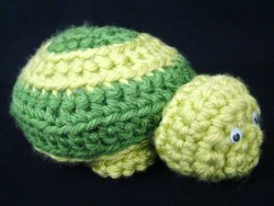 Toddler Turtle Pillow | AllFreeCrochet.com