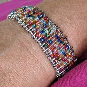 Safety Pin Bracelets | AllFreeKidsCrafts.com