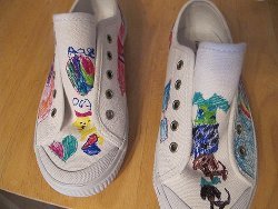 Doodle Shoes | AllFreeKidsCrafts.com