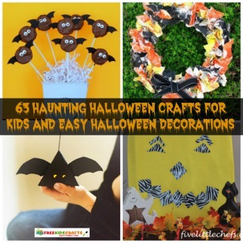 63 Haunting Halloween  Crafts for Kids  and Easy  Halloween  