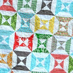 Easy Double Hourglass Blocks | FaveQuilts.com