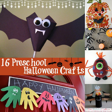 16 preschool halloween crafts 16 Preschool Halloween Crafts | AllFreeHolidayCrafts.com