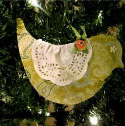 Turtle Dove Ornaments | AllFreeChristmasCrafts.com