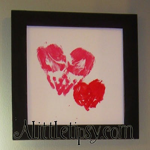 Handprint Hearts | AllFreeHolidayCrafts.com