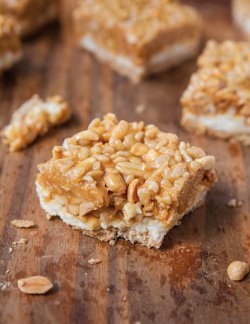 Peanut Chewy Payday Bars | AllFreeCopycatRecipes.com