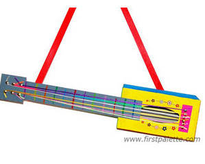 Tissue Box Guitar Craft | AllFreeKidsCrafts.com