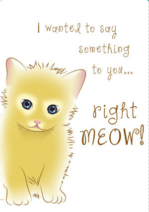 Happy Birthday Right Meow | AllFreeHolidayCrafts.com Happy Birthday Right Meow | AllFreeHolidayCrafts.com