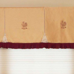 Embroidered Box Curtains | AllFreeSewing.com