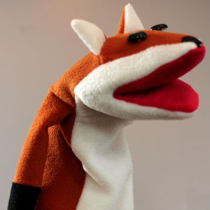 Fleece Fox Puppet | AllFreeSewing.com