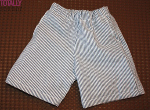 Lazy Minute Striped Shorts | AllFreeSewing.com