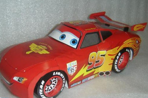 Printable Lightning McQueen Paper Toy | AllFreePaperCrafts.com