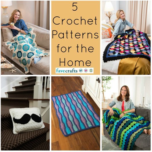 5 Crochet Patterns For The Home 