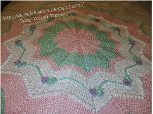 Frosted Round Ripple Free Crochet Pattern