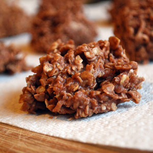 No-Bake Chocolate Coconut Drop Cookies | TheBestDessertRecipes.com