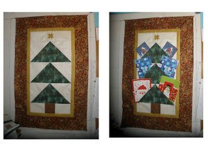 New 80 Quilted Christmas Card Holder New 80 Quilted Christmas Card Holder