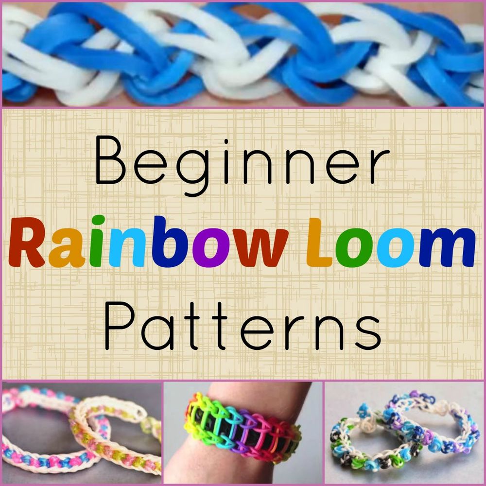 10 Beginner Rainbow Loom Patterns + Video Tutorials | AllFreeKidsCrafts.com