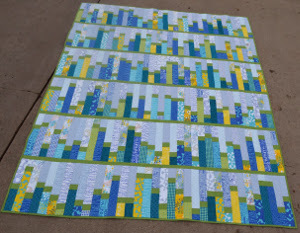DJ Jelly Roll Quilt Pattern FaveQuilts.com