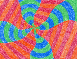 Psychedelic Swirl Art 