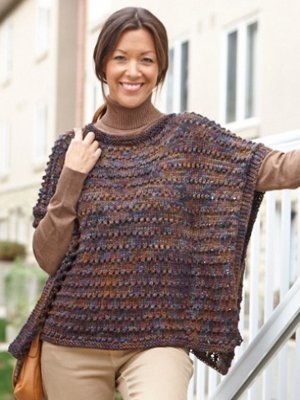 crochet video lace pattern and AllFreeKnitting.com Poncho  Soft  Sophisticated