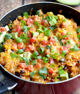 One Pot Cheesy Mexican Chicken Skillet | RecipeLion.com