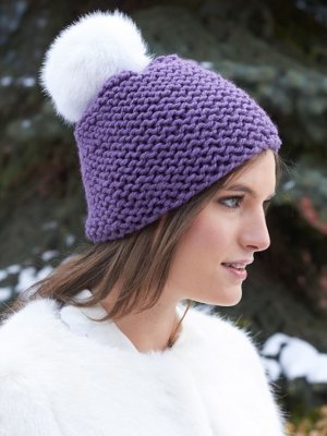 Beginner's Garter Stitch Hat | AllFreeKnitting.com