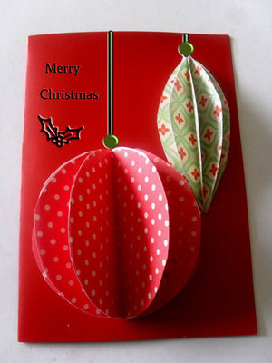 ornament christmas cards