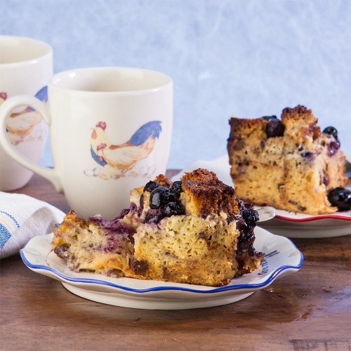 MakeAhead Blueberry French Toast Casserole