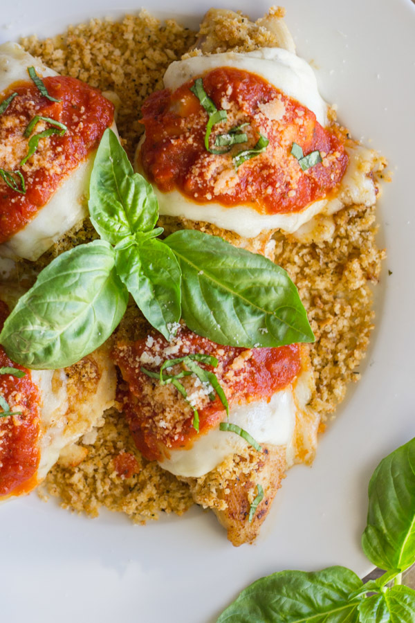 Simple Chicken Parmesan | FaveHealthyRecipes.com