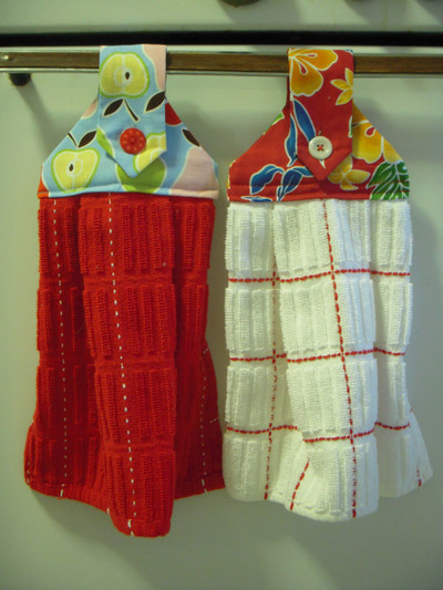 Hanging Dishtowels Hanging Dishtowels