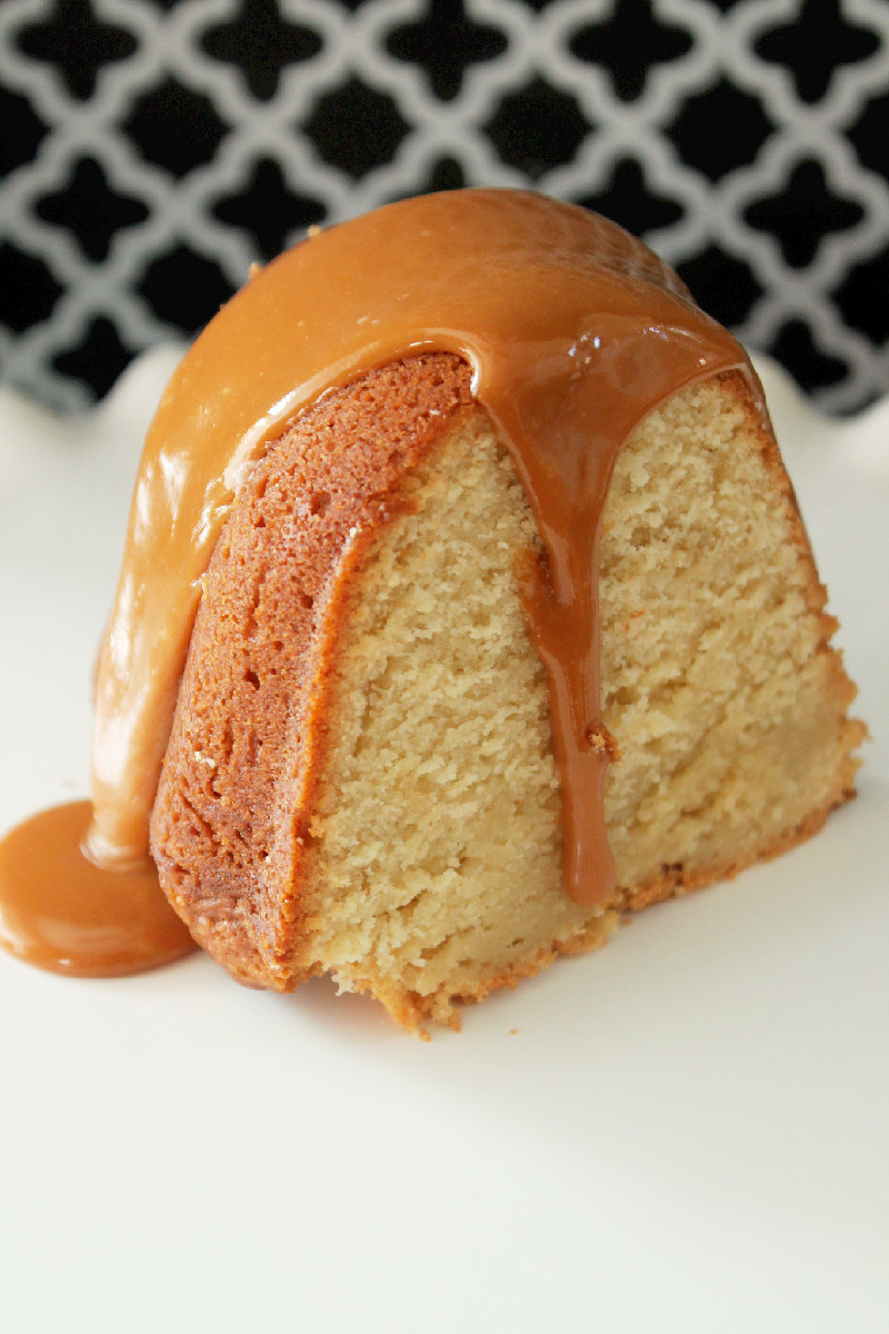Caramel Pound Cake | FaveSouthernRecipes.com