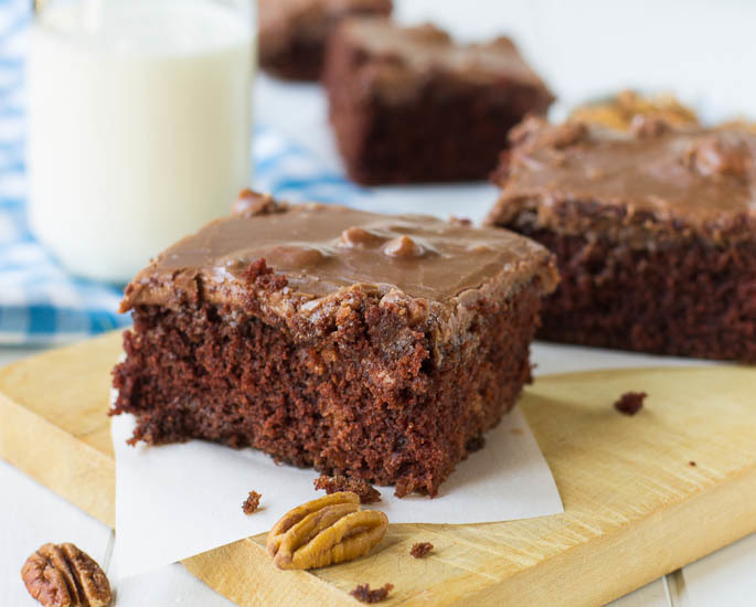 Frosted Chocolate Buttermilk Cake Frosted Chocolate Buttermilk Cake