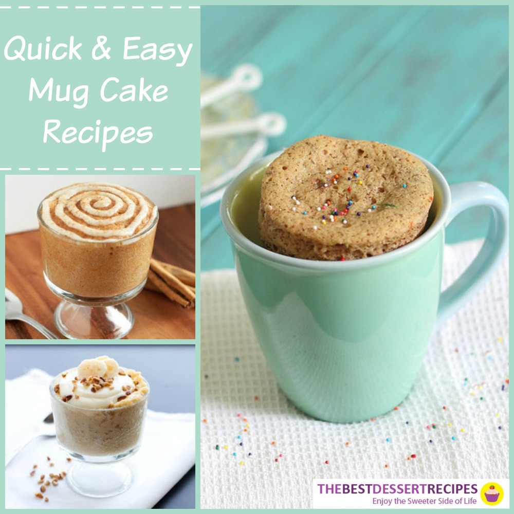 18 Quick and Easy Mug Cake Recipes | TheBestDessertRecipes.com