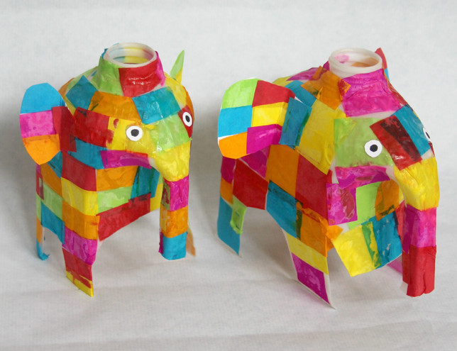patchwork elephant toy
