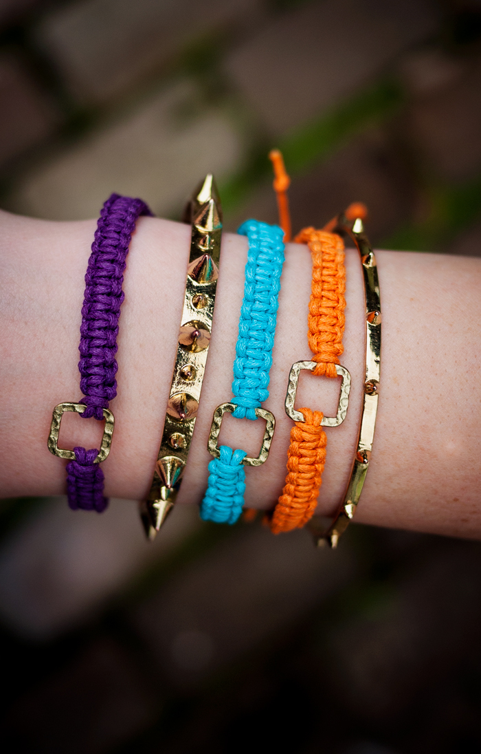 Buckled Macrame Friendship Bracelet | AllFreeJewelryMaking.com