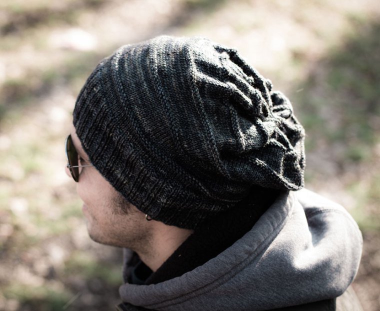 Man Slouch Knit Hat Pattern AllFreeKnitting man-slouch-knit-hat-pattern-allfreeknitting