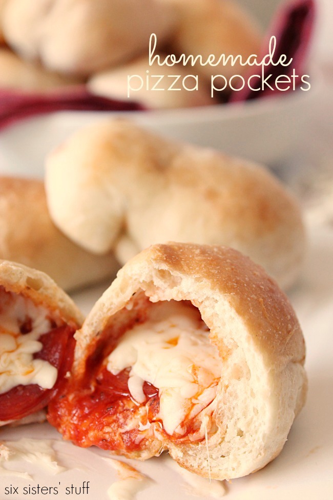 Homemade Pizza Pockets | AllFreeCopycatRecipes.com