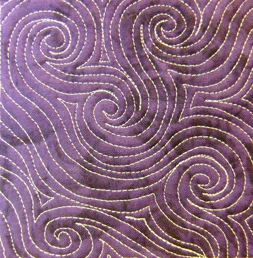 Ocean Current Quilting Design FaveQuilts.com