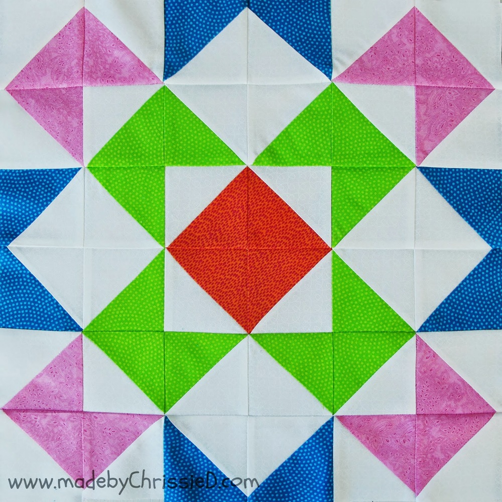 Exploding X HST Block | FaveQuilts.com